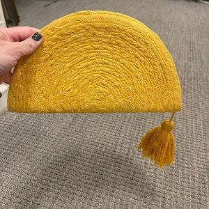 Bright Yellow Roller Rabbit Clutch!  Perfect condition!